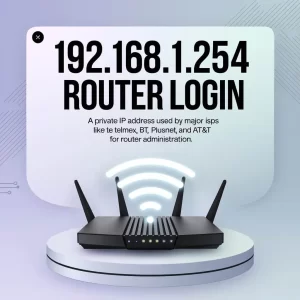 192.168.1.254 Inicio de Sesión del Router