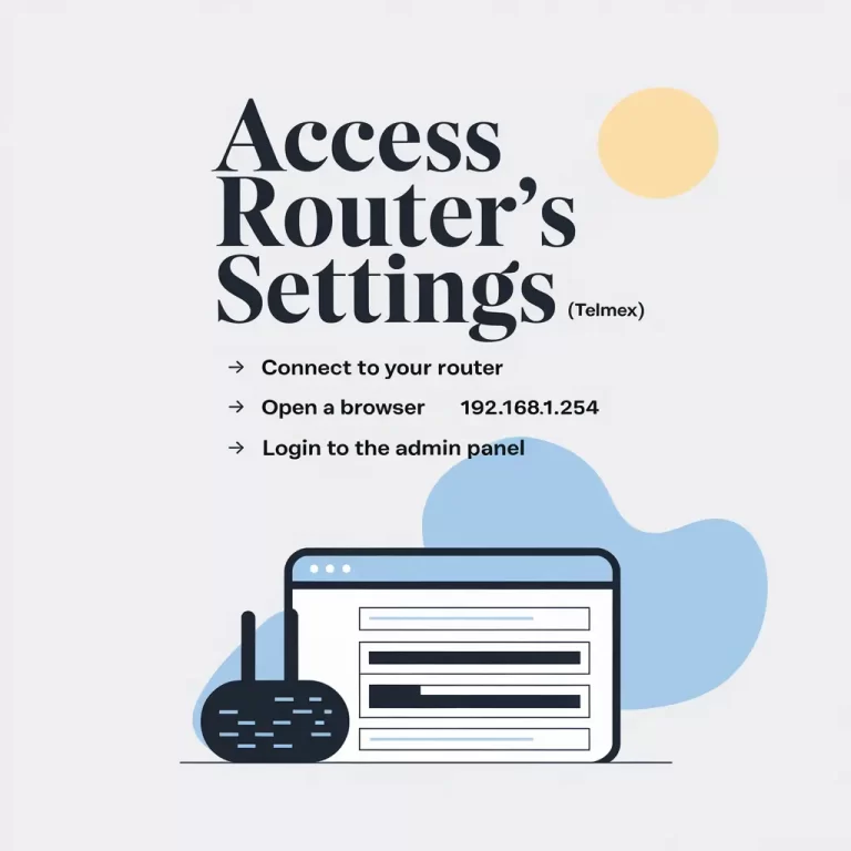 Acceder a la Configuración del Router Telmex 